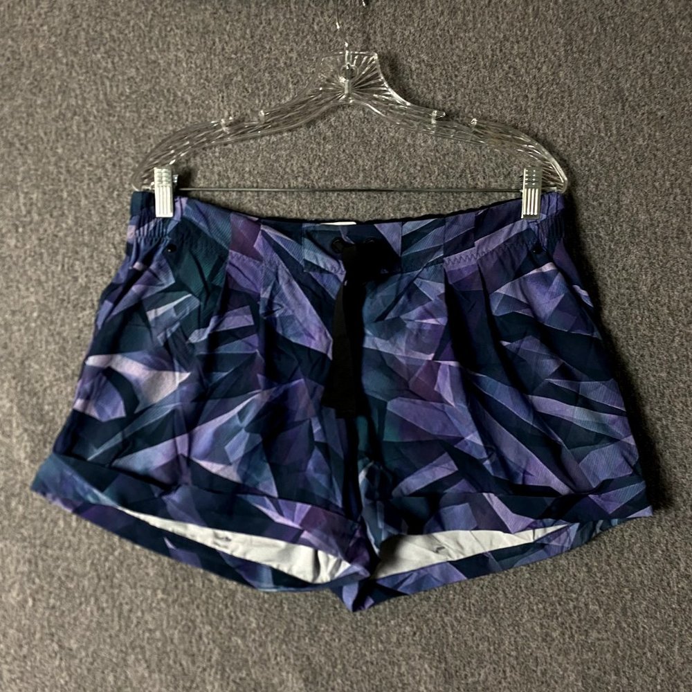Lululemon Women’s Size 12 Linerless Drawstring Colorful Activewear Shorts